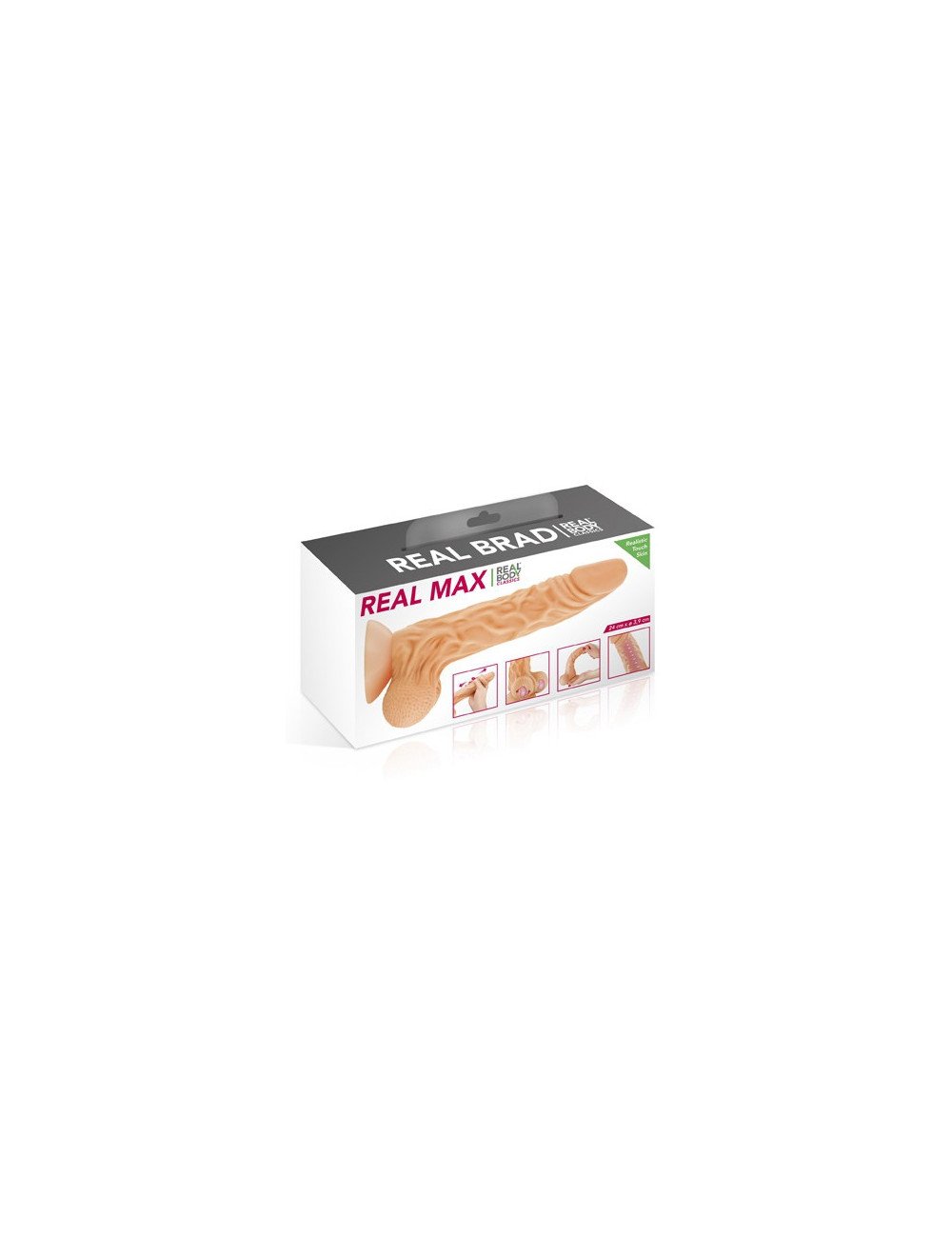 Gode ultra-réaliste 24 cm - Real max