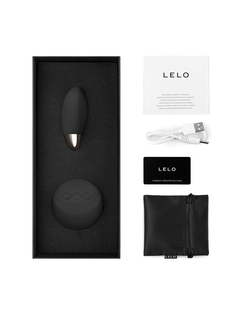 Oeuf vibrant Lyla 2 Noir - Lelo