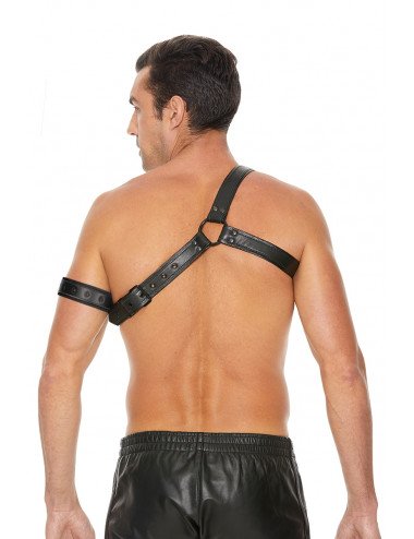 Harnais Gladiator noir - Ouch!
