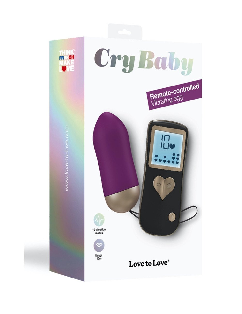 Oeuf vibrant Cry Baby Purple Rain