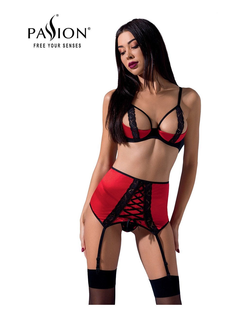 Ensemble lingerie à jarretelles Femmina - Passion Ensemble lingerie à jarretelles Femmina - Passion