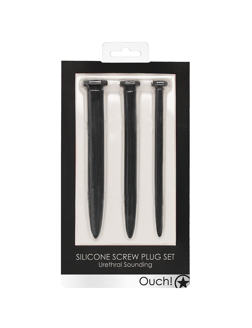 Set de 3 plugs urétraux Grands clous - Ouch!