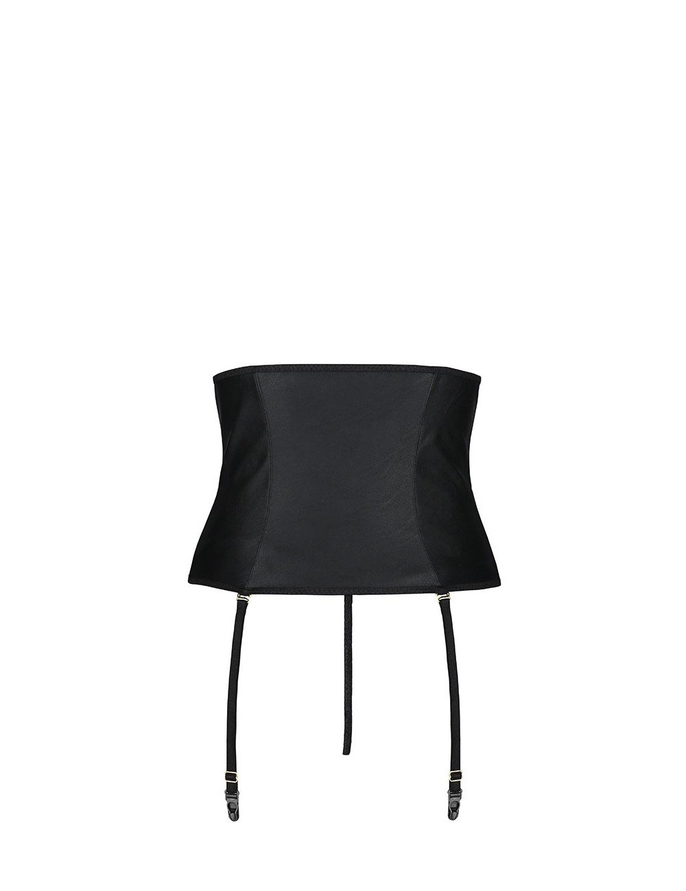 Serre taille à jarretelles faux cuir Céline - Passion