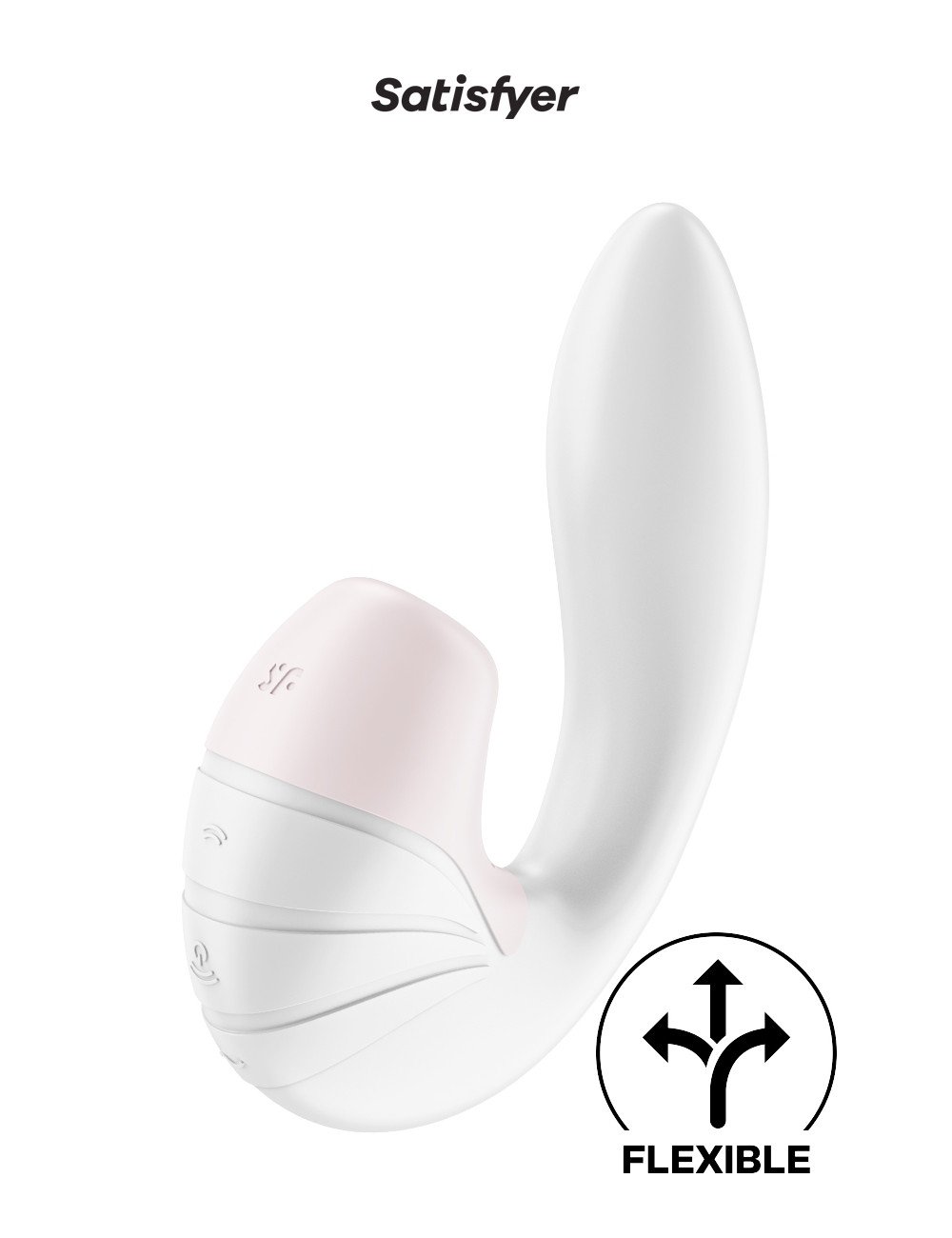 Double stimulateur Supernova blanc - Satisfyer