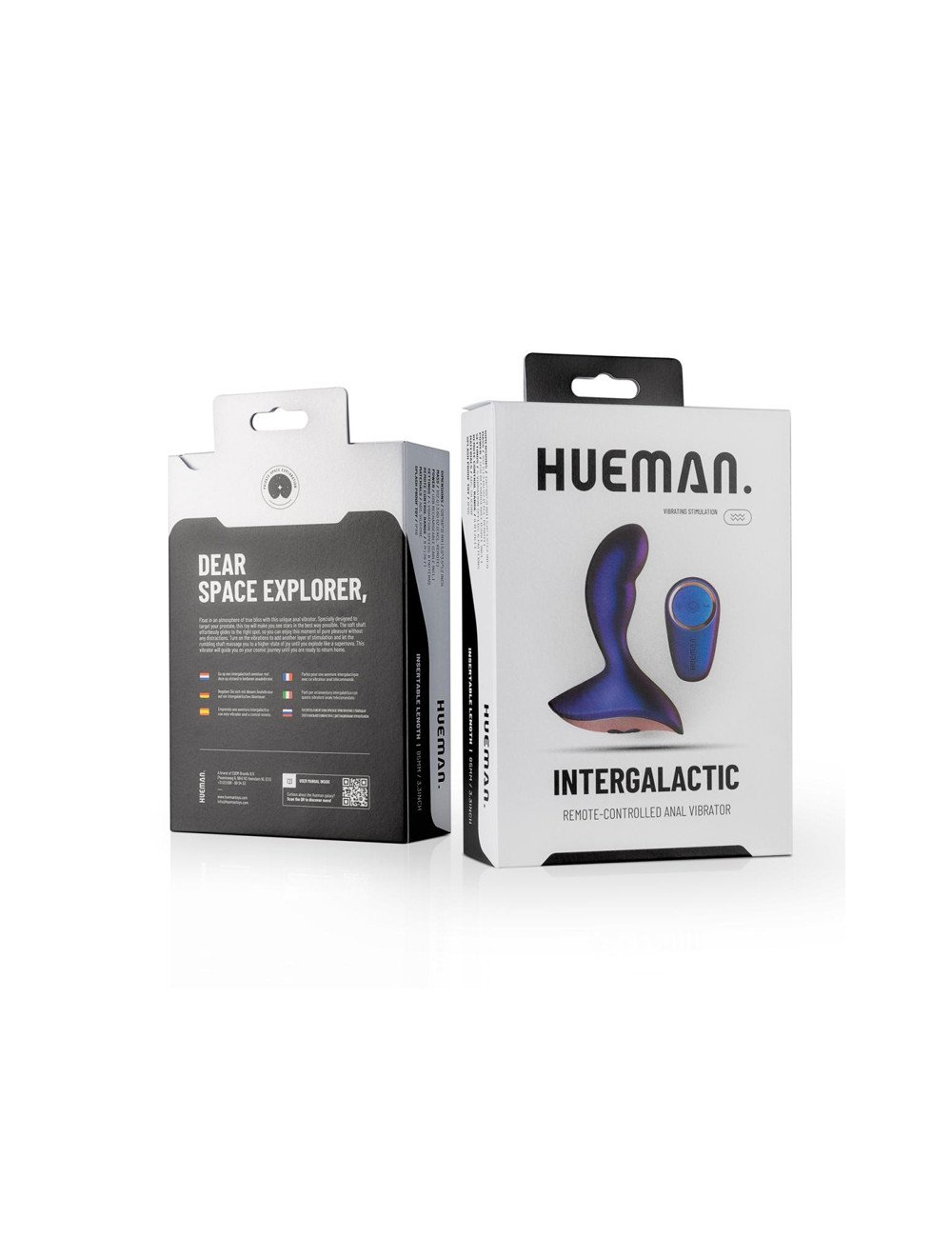 Plug vibrant télécommandé Intergalactic - Hueman