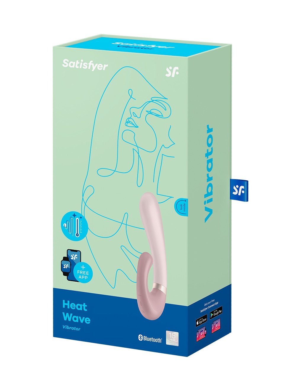 Vibro Rabbit Heat Wave beige - Satisfyer