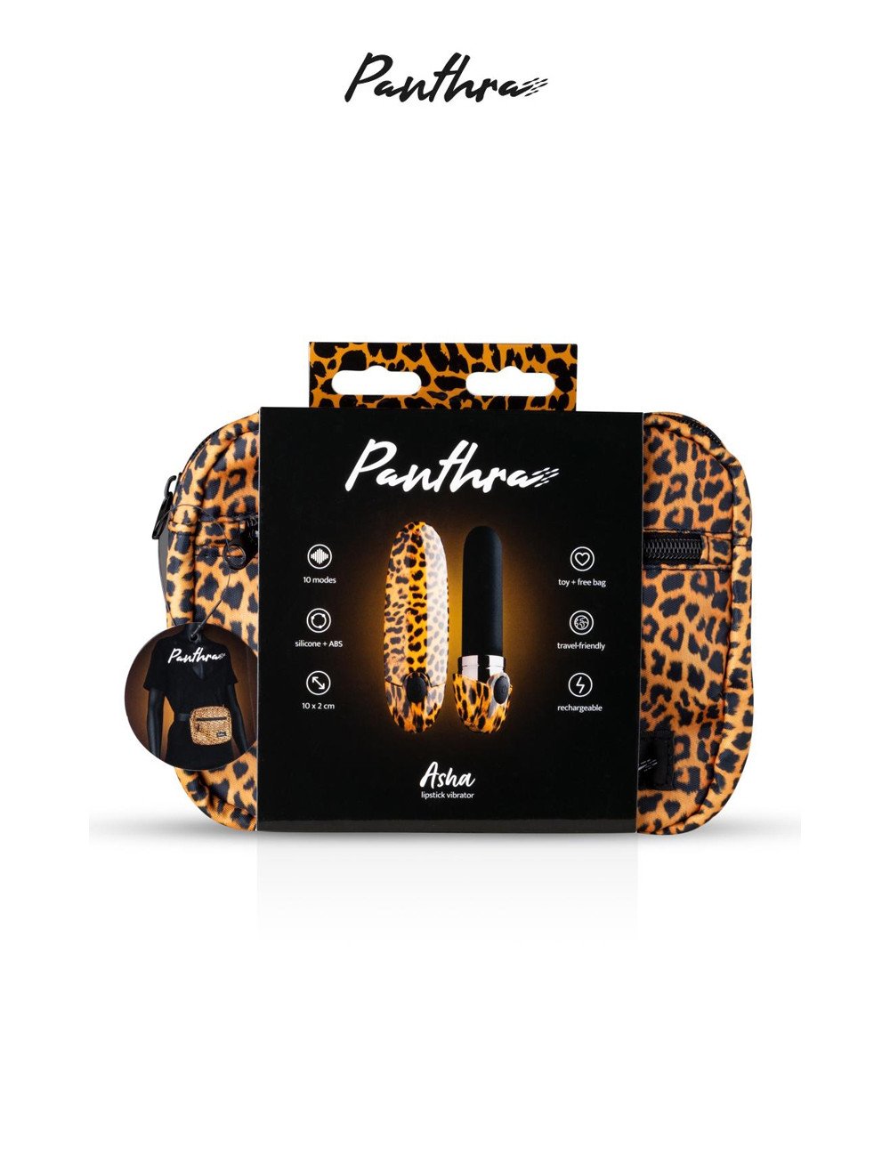 Mini vibro rouge à lèvres Asha - Panthra