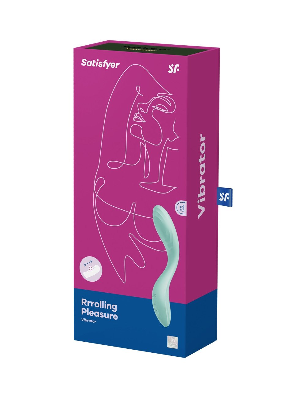 Vibro point G Rrrolling Pleasure menthe - Satisfyer