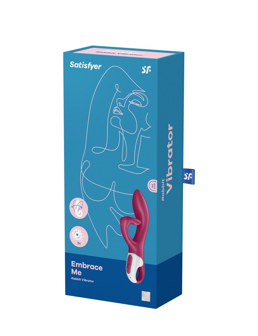 Vibro Rabbit Embrace Me Bordeaux - Satisfyer