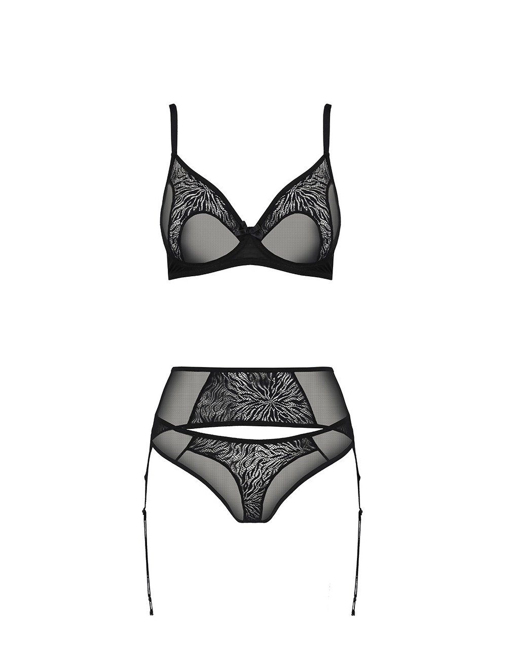 Ensemble à jarretelles Selaginella - Passion ECO Collection