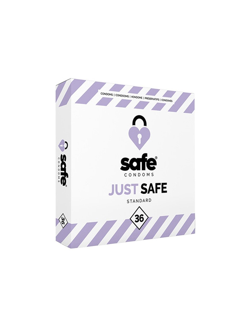 36 préservatifs Just Safe Standard