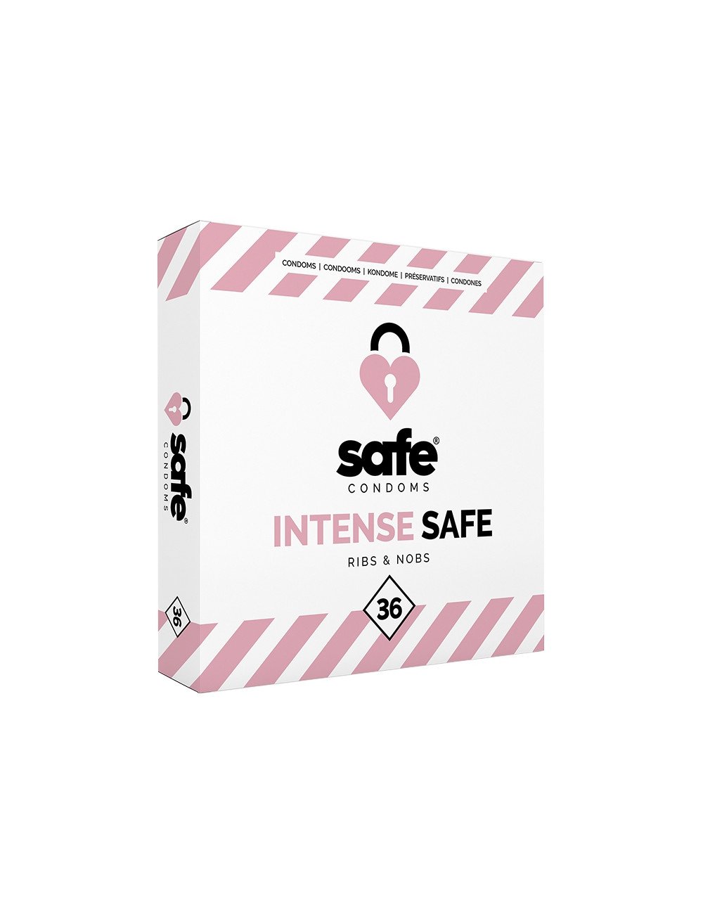 36 préservatifs Safe Intense
