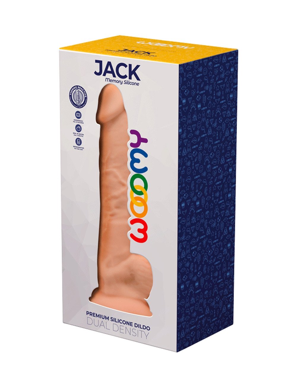 Gode silicone double densité Jack - Wooomy
