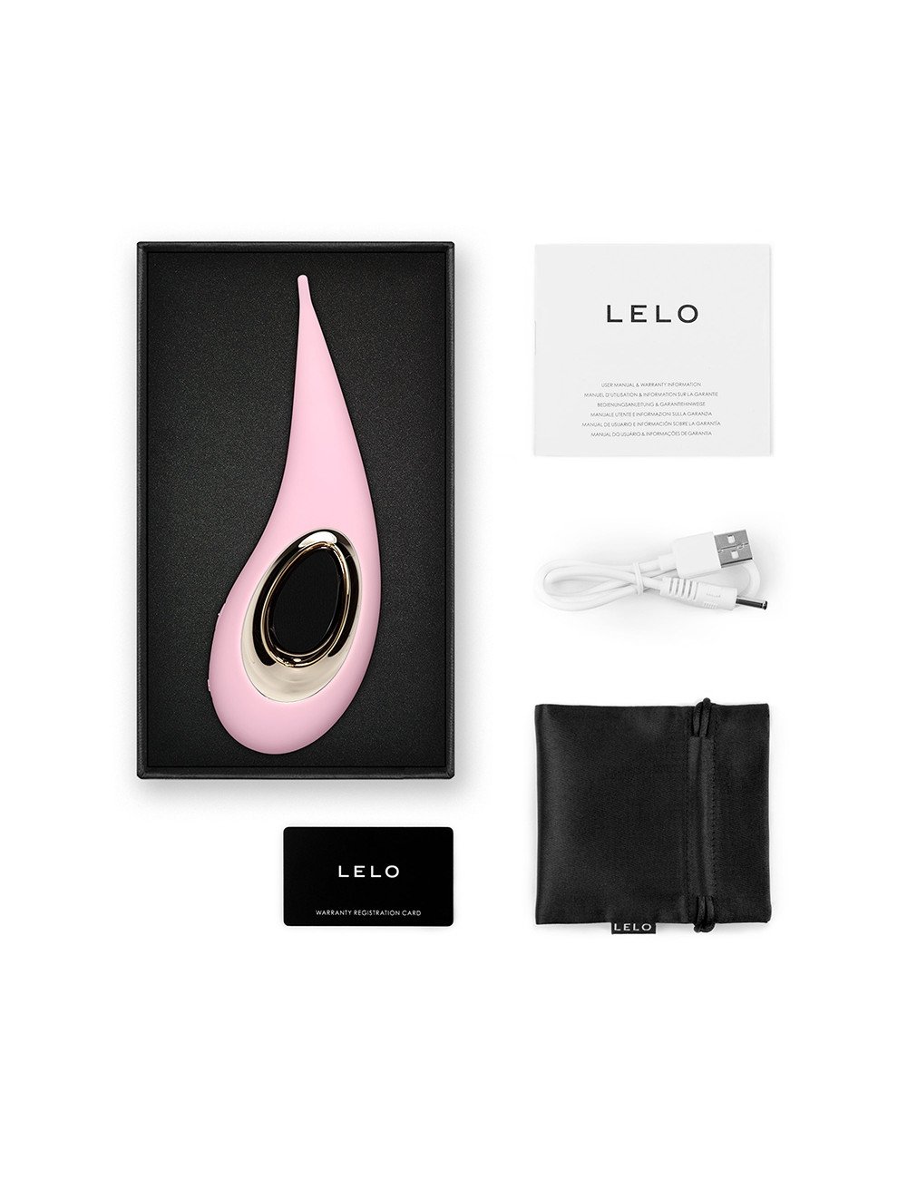 Stimulateur clitoridien Lelo Dot rose