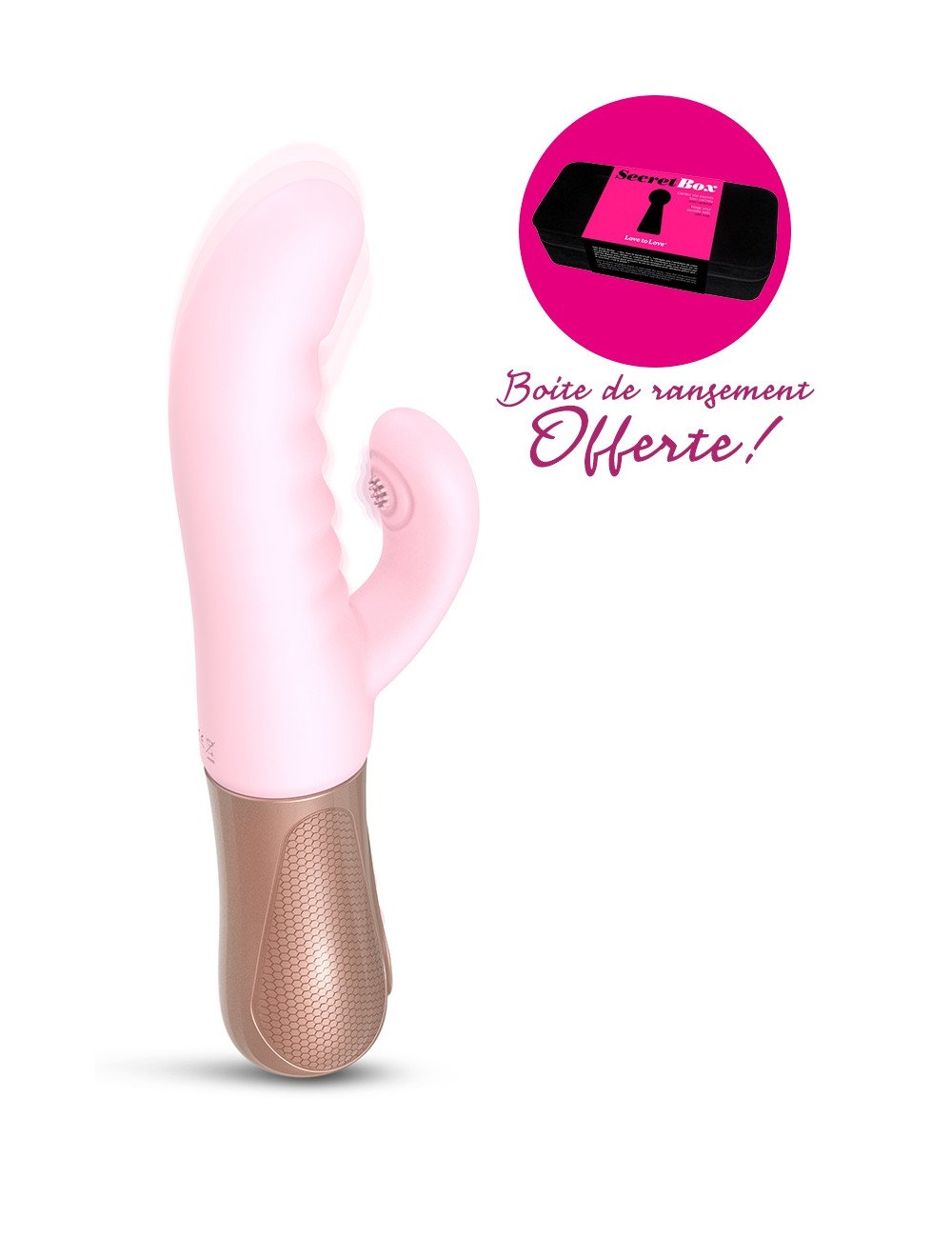 Sassy Bunny rose + Secret Box offerte - Love to Love Sassy Bunny rose + Secret Box offerte - Love to Love