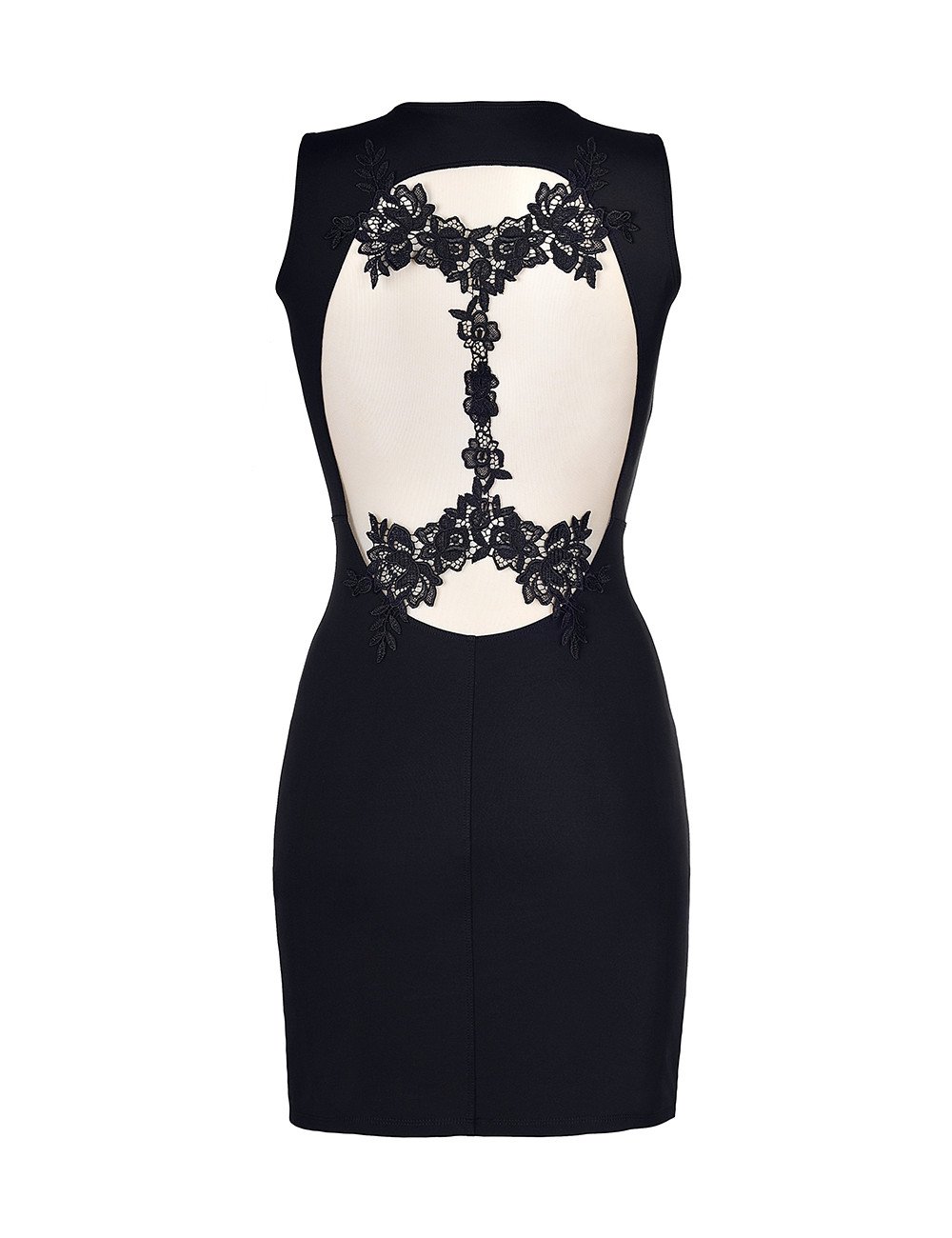 Robe noire V-9209 - Axami